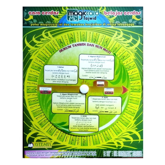 Magic Card Tajwid - Hukum Tanwin dan Nun Mati