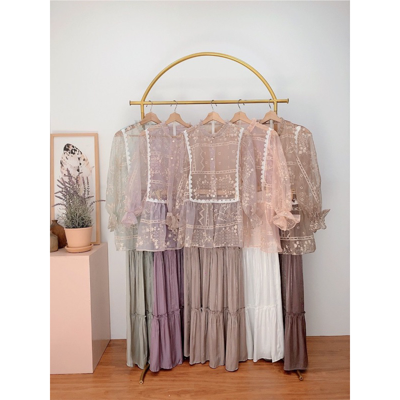 DIANDRA SET ROK / STELAN MEWAH / STELAN LEBARAN