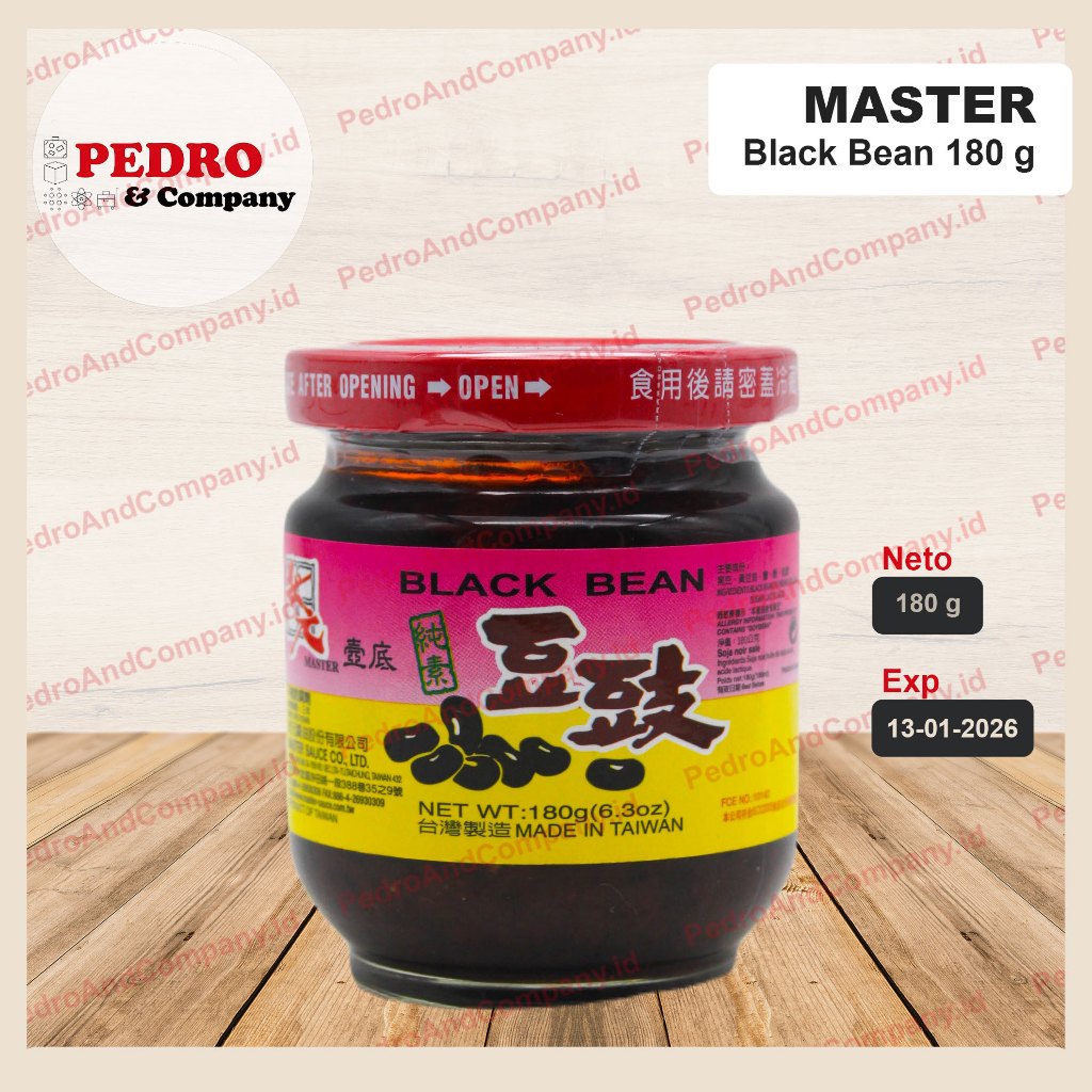 

Master black bean 180 gram dou chinkacang hitam