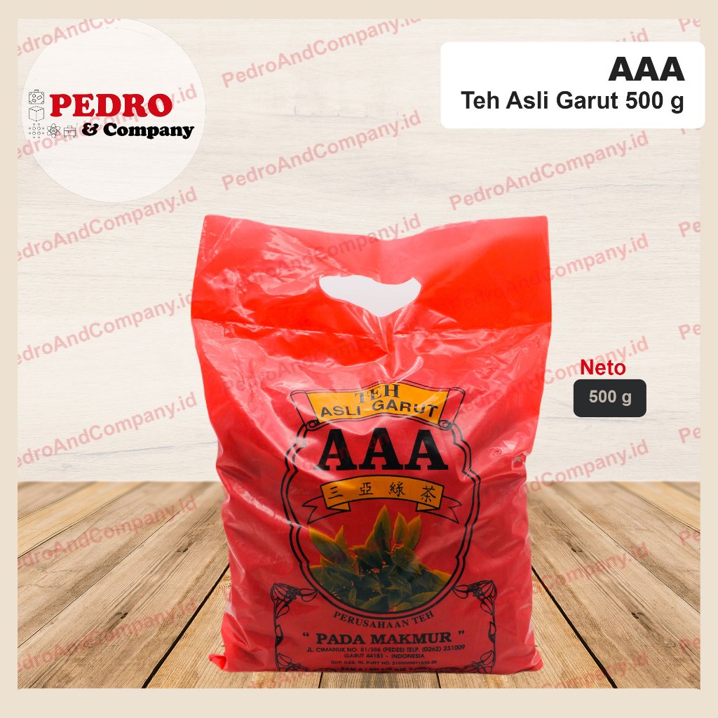 

AAA teh asli garut 500 gram - pada makmur tea bungkus plastik pink