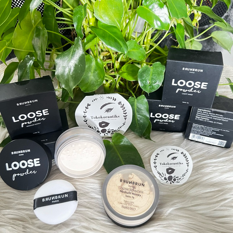 BRUNBRUN PARIS LOOSE POWDER BEDAK TABUR