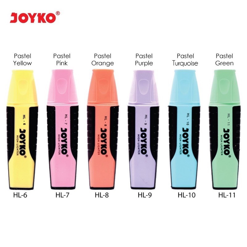 

( PSG ) Highlighter / Penanda Joyko HL-6 ~ 11 Pastel Color