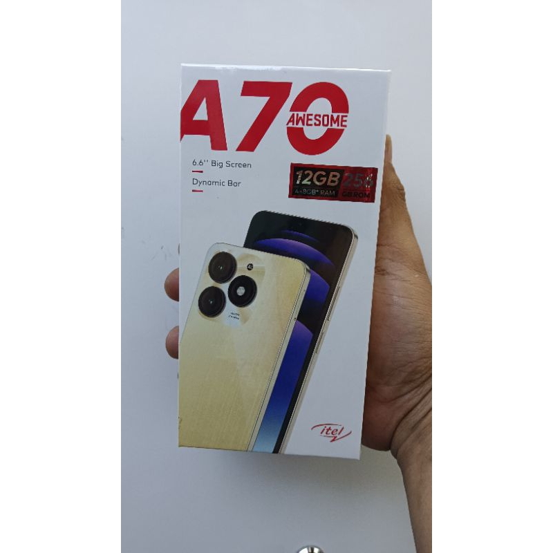(FLASH SALE) ITEL A70 AWESOME 4/256 - GARANSI RESMI