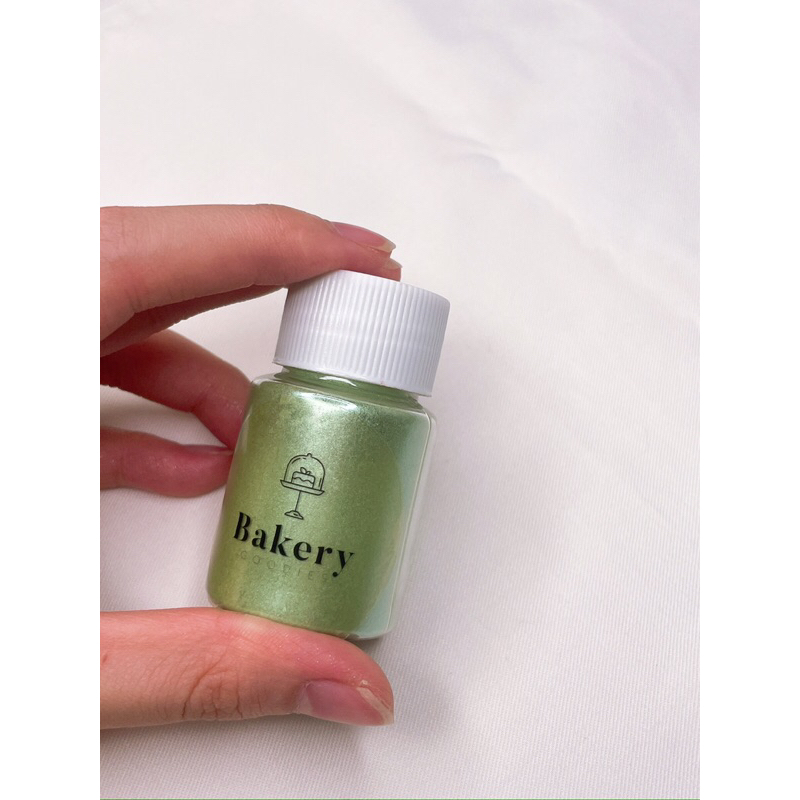 

Luster dust Soft Green / Hijau Pastel / Pastel Green metalik bubuk pewarna kue metalic bubuk hiasan kue dekorasi kue 15gr
