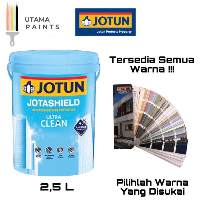 CAT TEMBOK EXTERIOR JOTUN ULTRA CLEAN 2,5L