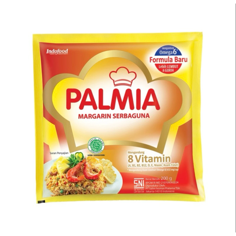 

Palmia Margarine Sachet 200gr