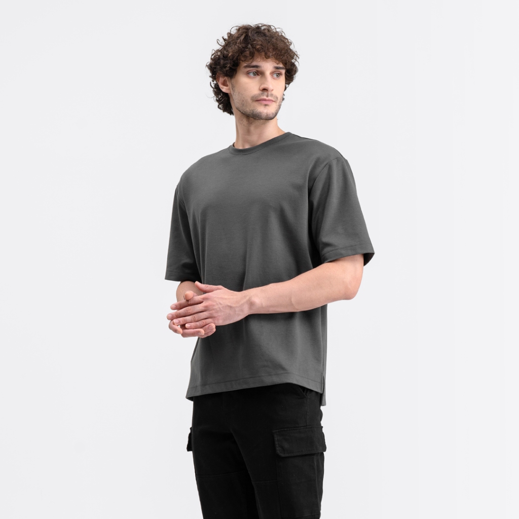 Livehaf - Boxy Ease Tee Gray