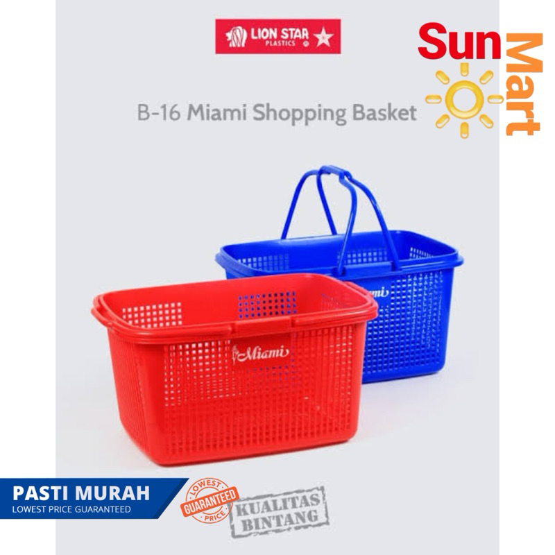 LION STAR KERANJANG BELANJA MIAMI / KERANJANG PASAR TAS BELANJA