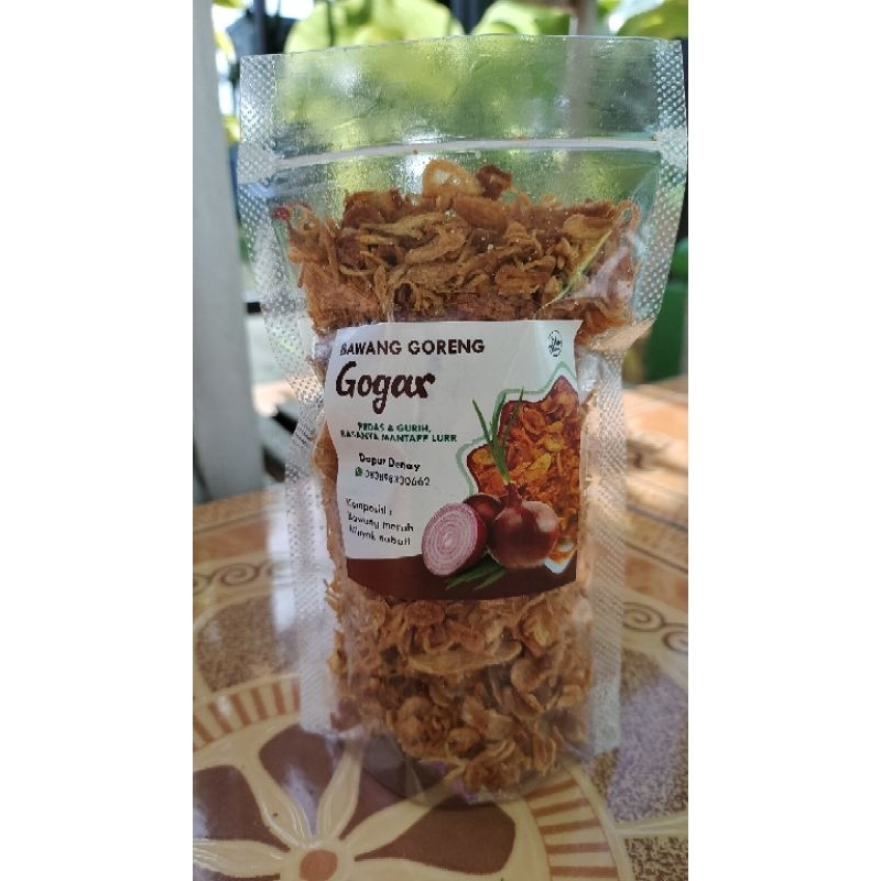 

GOGAR BAWANG GORENG SIAP SAJI RASA PEDAS DAN GURIH RENYAH DAN TAHAN LAMA 100% BAWANG GORENG