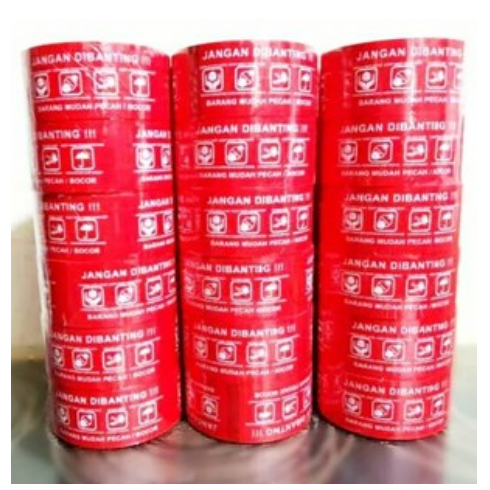 

Solasi / Lakban Bening / Coklat / Fragile isi 6 pcs