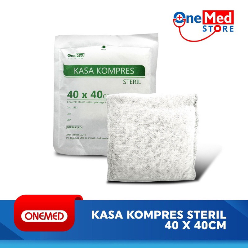 Kasa Kompres Steril 40x40cm Onemed Kasa Steril Onemed. T10