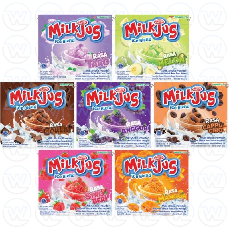 

Milkjus Ice Blend 25gr × 10 Sachet