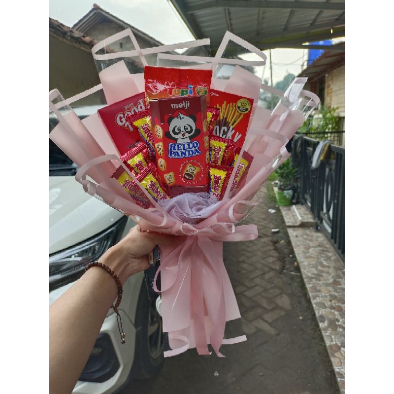 

[MIX] Ready Bouquet Snack| Buket Hadiah Wisuda/Ulang Tahun