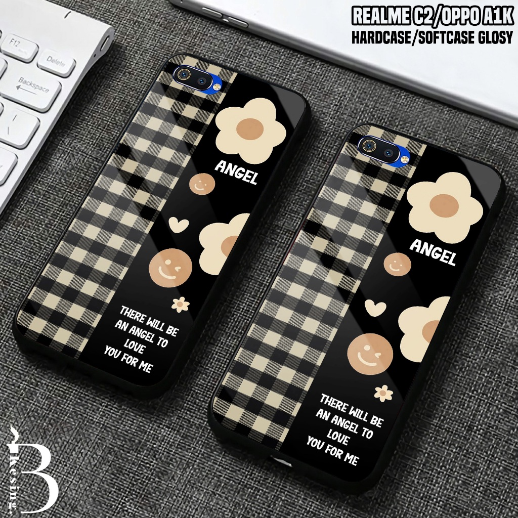 Case Hp Realme C2 / Oppo A1K - Casing Oppo A1K / Realme C2 Motif BUNGA - Silikon Hp OPPO A1K - Kesin