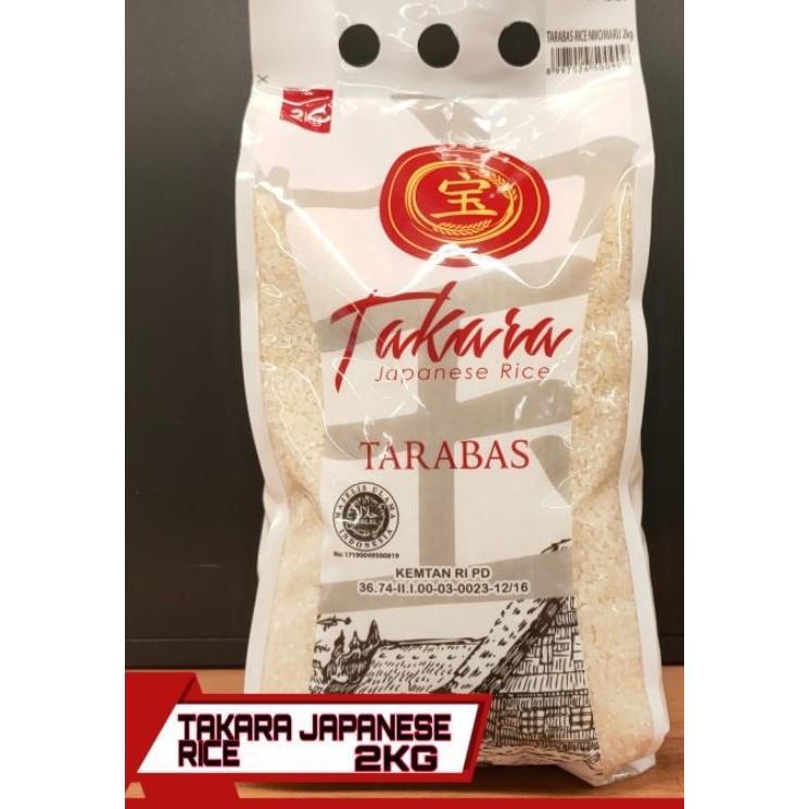

Takara Nikomaru Japanese Rice Tarabas /Beras Japan Sushi 2kg