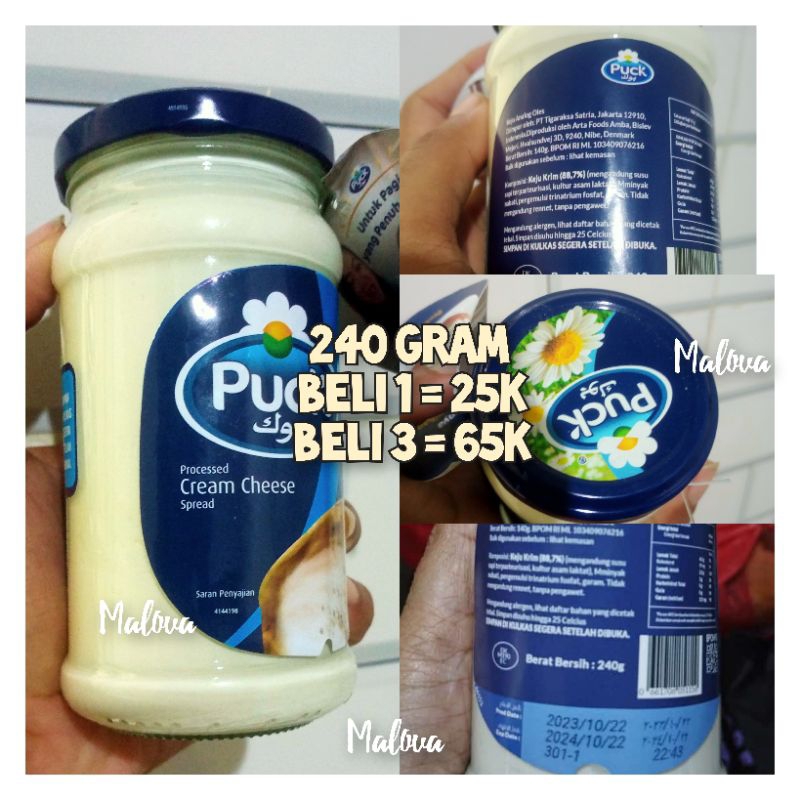 

Keju Oles Puck Cream Cheese Botol Kaca 240 g