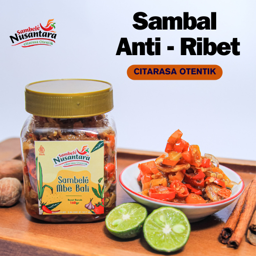 

Sambal Sambel Embe / Mbe Khas Bali Pedas Gurih Otentik 160 Gram