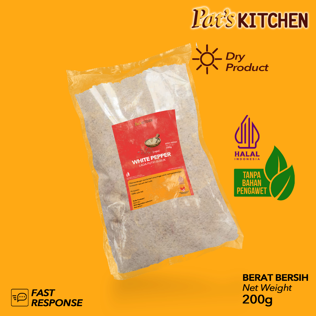 

White Pepper Powder/ Lada Putih Bubuk