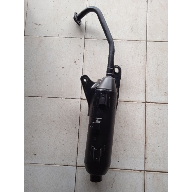 knalpot standar mio smile/mio soul karbu/fino karbu ORIGINAL