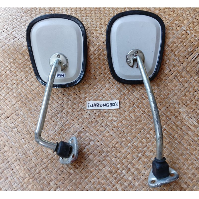 Spion tangkai Mitsubishi colt T120 Bagong 69-74 jadul klasik antik kuno 2pc Nos