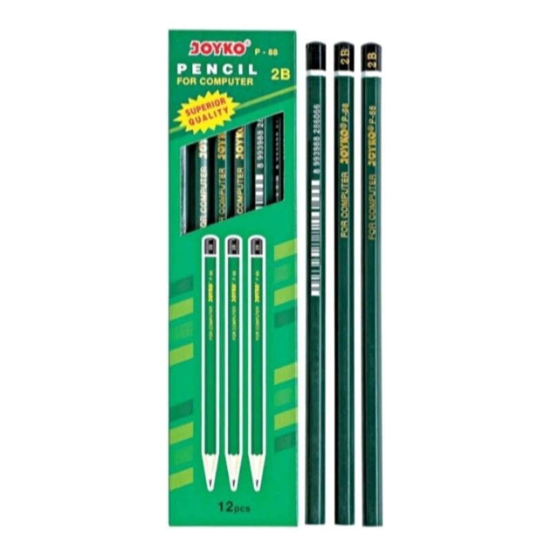 

Pensil 2B/Pencil Kayu 2B Joyko P-88/P 88 2B