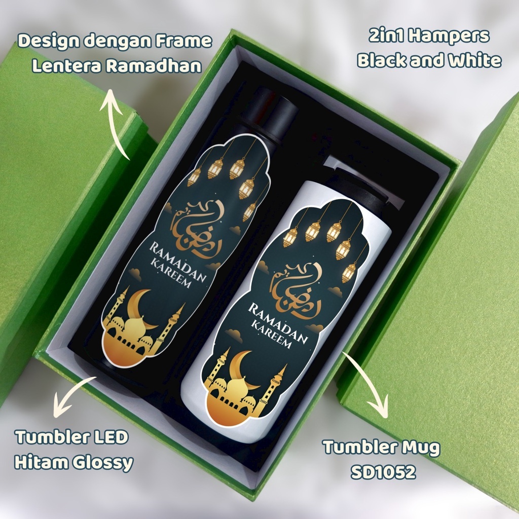 

HAMPERS RAMADHAN TUMBLER LED SUHU CUSTOM HAMPERS LEBARAN CUSTOM HAMPERS CUSTOM