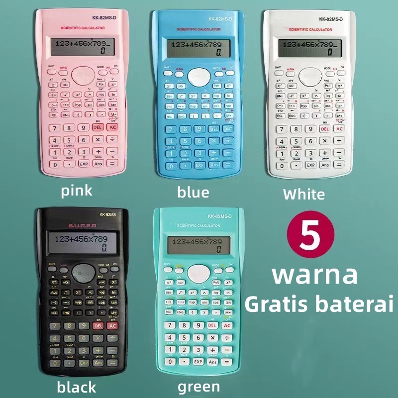 

Kalkulator Color Function Scientific 24 Fungsi Kalkulasi