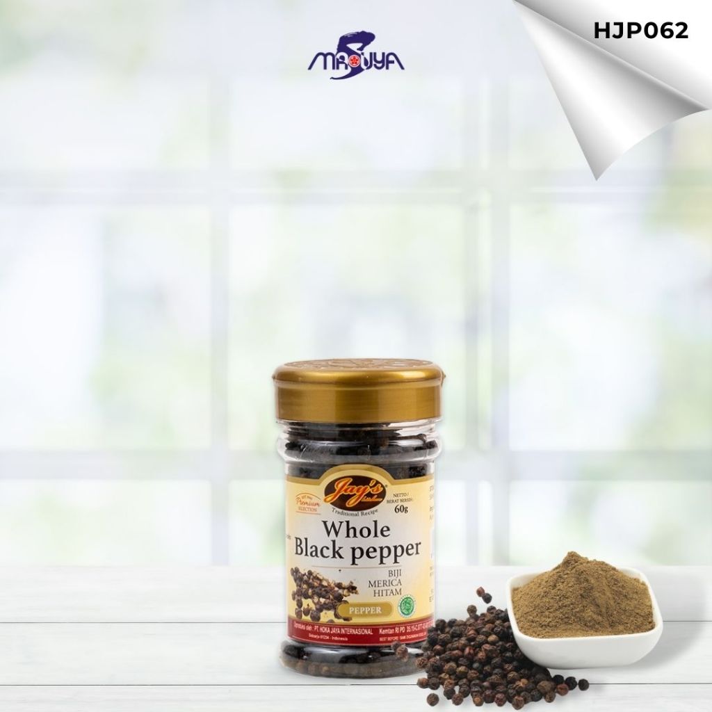 

JAY'S WHOLE BLACKPEPPER 60GR - HJP062