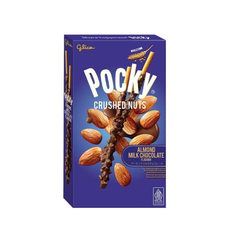 

Pocky Crushed Nuts Stick Almond Milk Chocolate