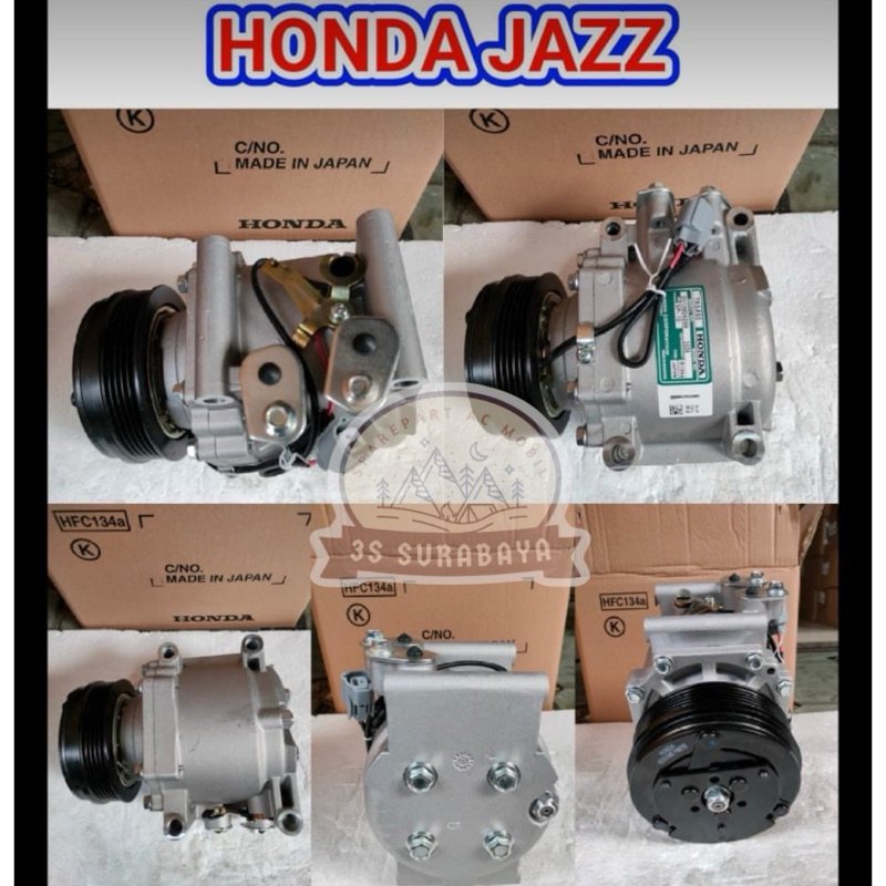 Kompresor Honda Jazz Lama idsi 2003-2008 City Vtec Ac mobil (Baru/New) Compressor