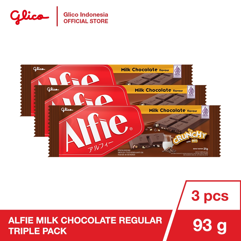 

Glico Alfie Milk Chocolate Regular Triple Pack