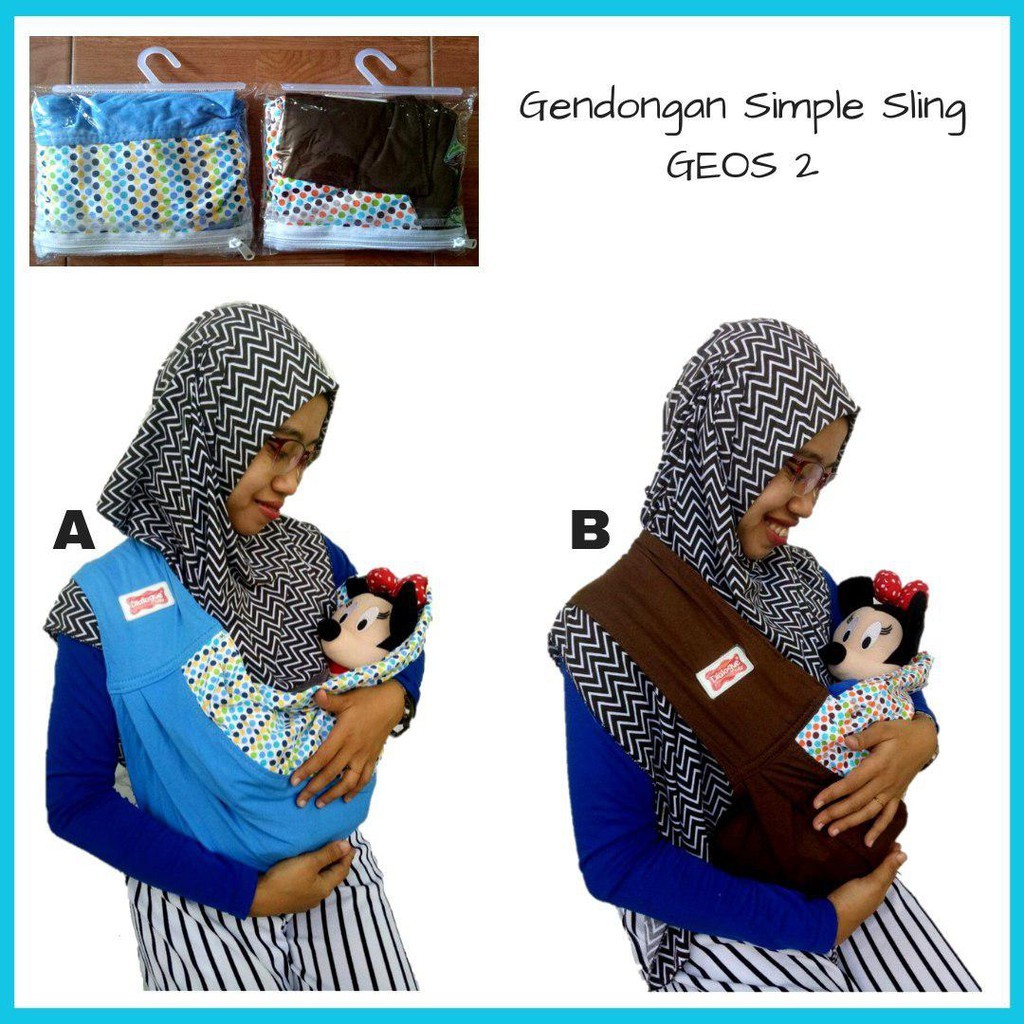 Gendongan Instan Kaos Geos Simple Sling Dialogue