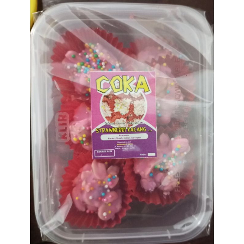 

COKA ( coklat kacang) stroberi 100gr