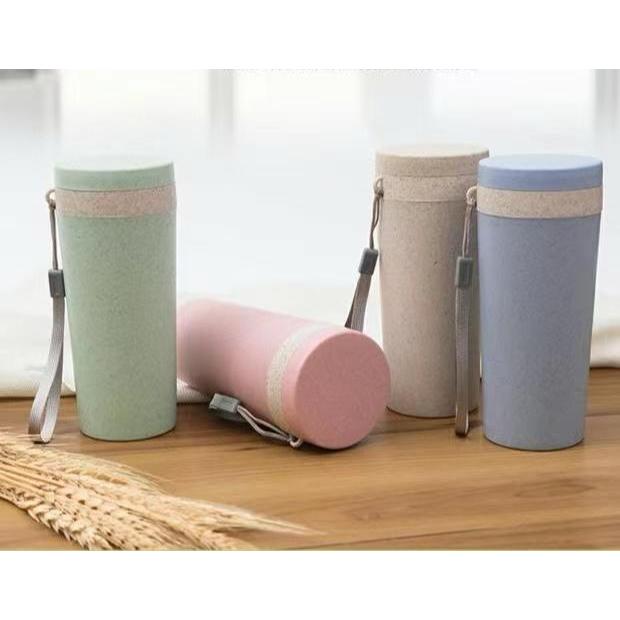 Botol Minum Jerami Botol Minum Wheat Straw Bottle Ramah Lingkungan Tumbler Cup WHEAT STRAW