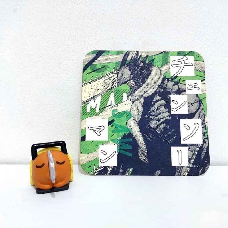 OFFICIAL CHAINSAW MAN SET Onemutan Pochita & Coaster Chainsaw Man
