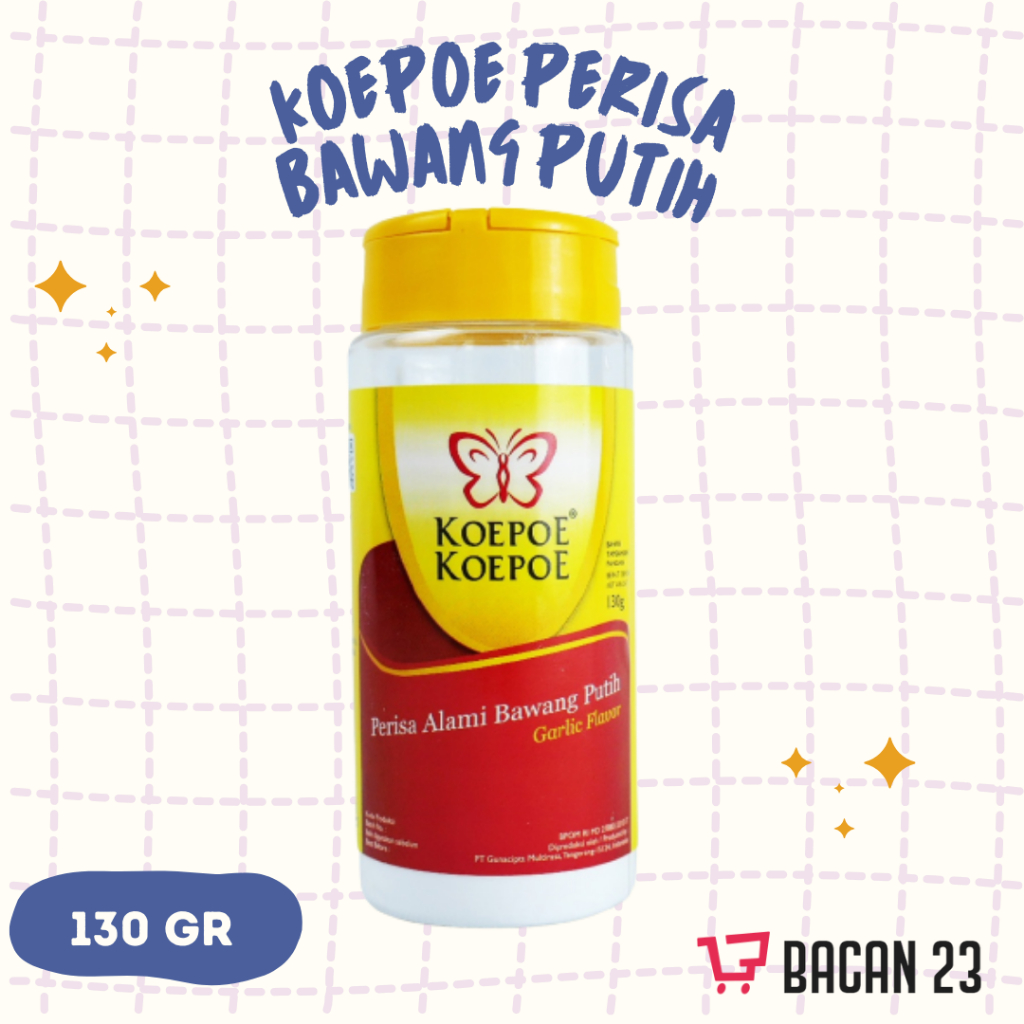 

Koepoe Perisa Alami Bawang Putih Bubuk (130gr) / Garlic Powder / Bacan23