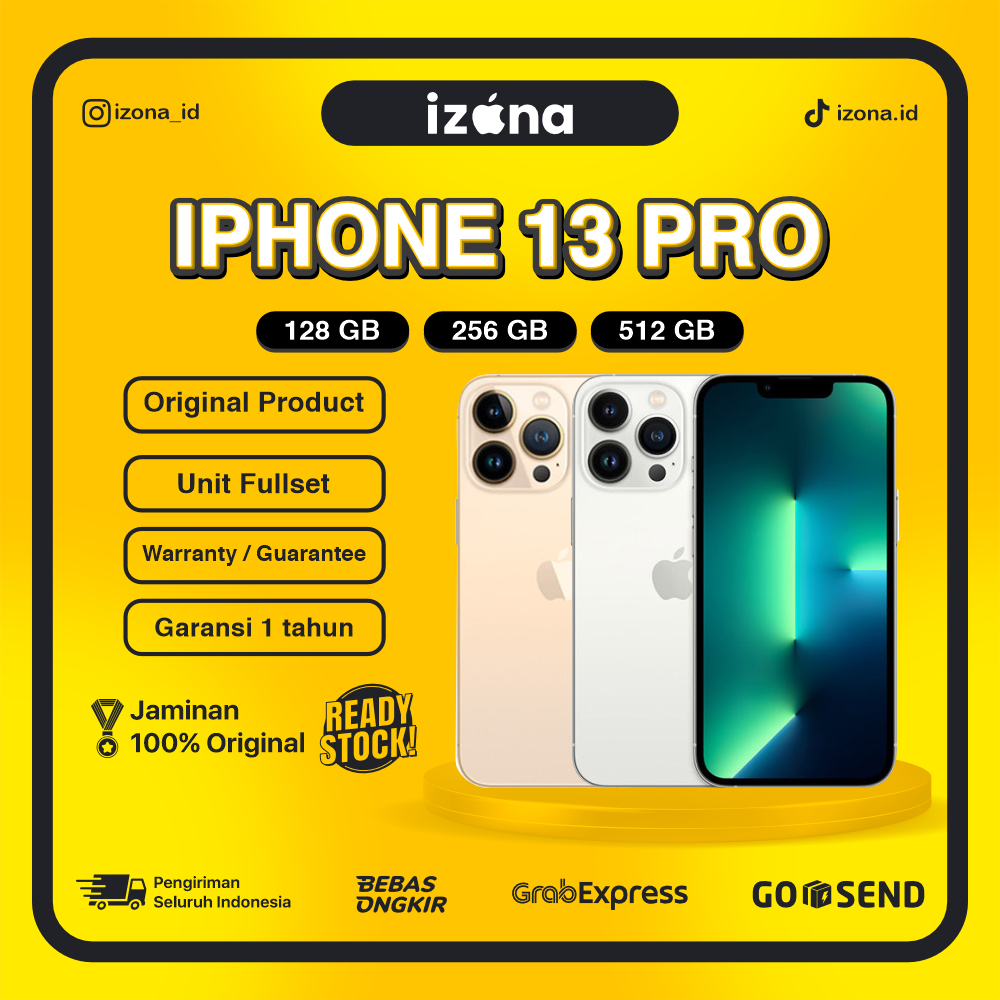 IPHONE 13 PRO 128 256GB SECOND INTER IBOX ORIGINAL FULLSET BERGARANSI