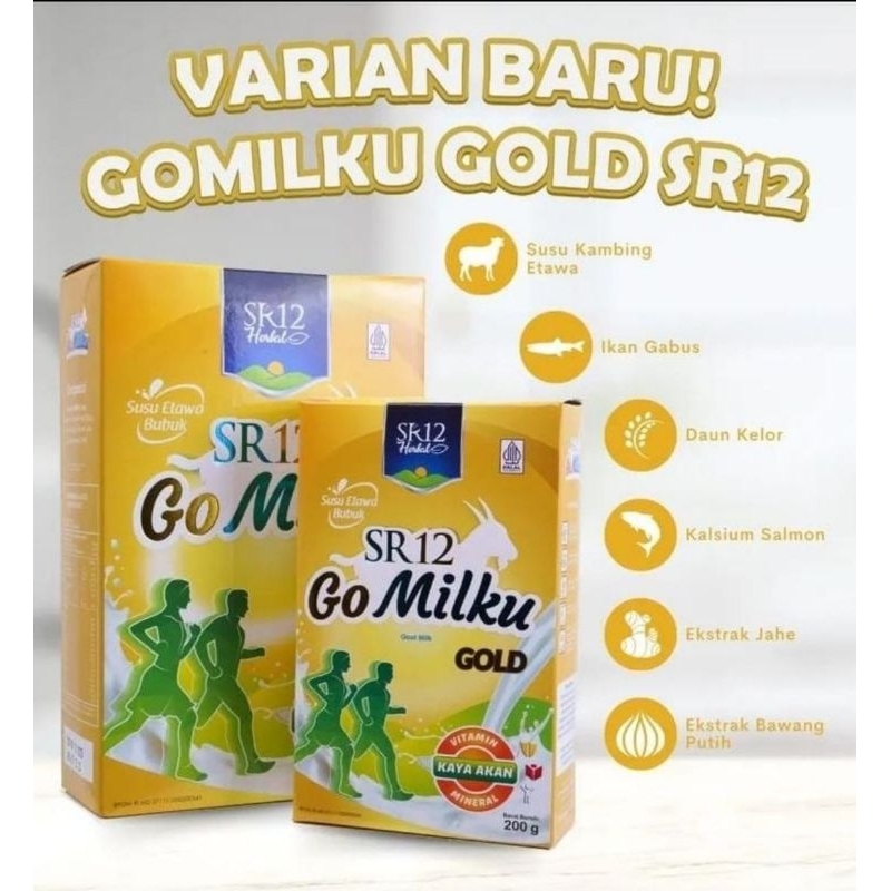 

Susu kambing Gomilku Gold SR12
