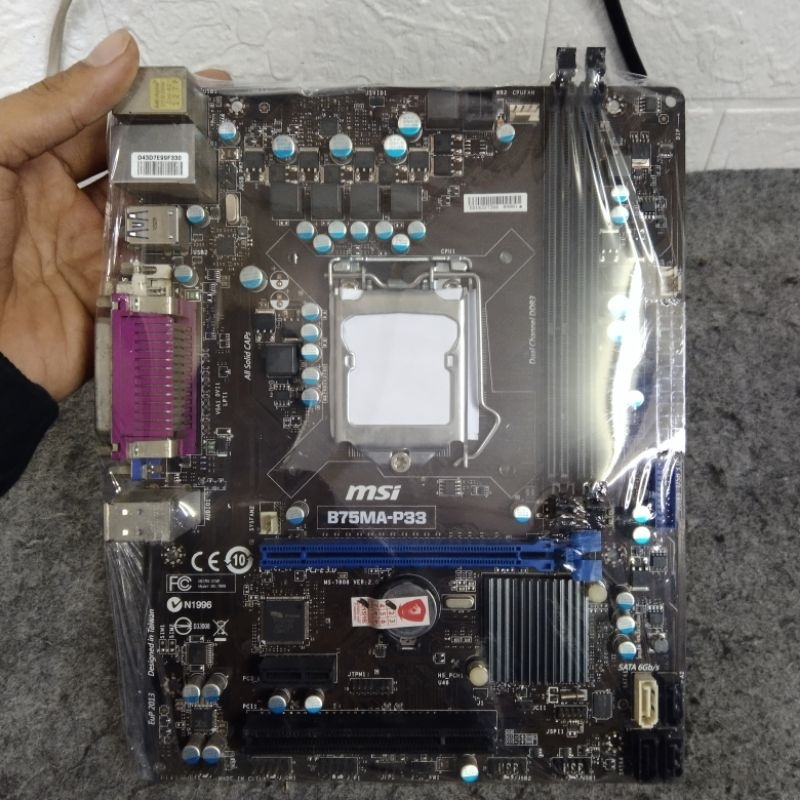 mobo MSI B75MA-P33 DDR 3 LGA 1155 ONBOARD vga