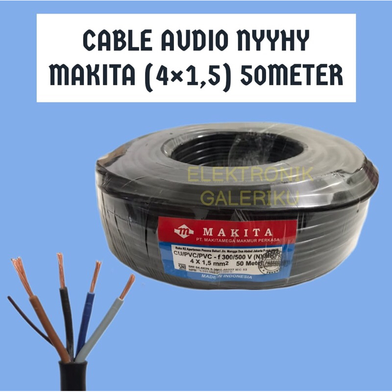 CABLE AUDIO NYYHY MAKITA (4X1,5) 50METER