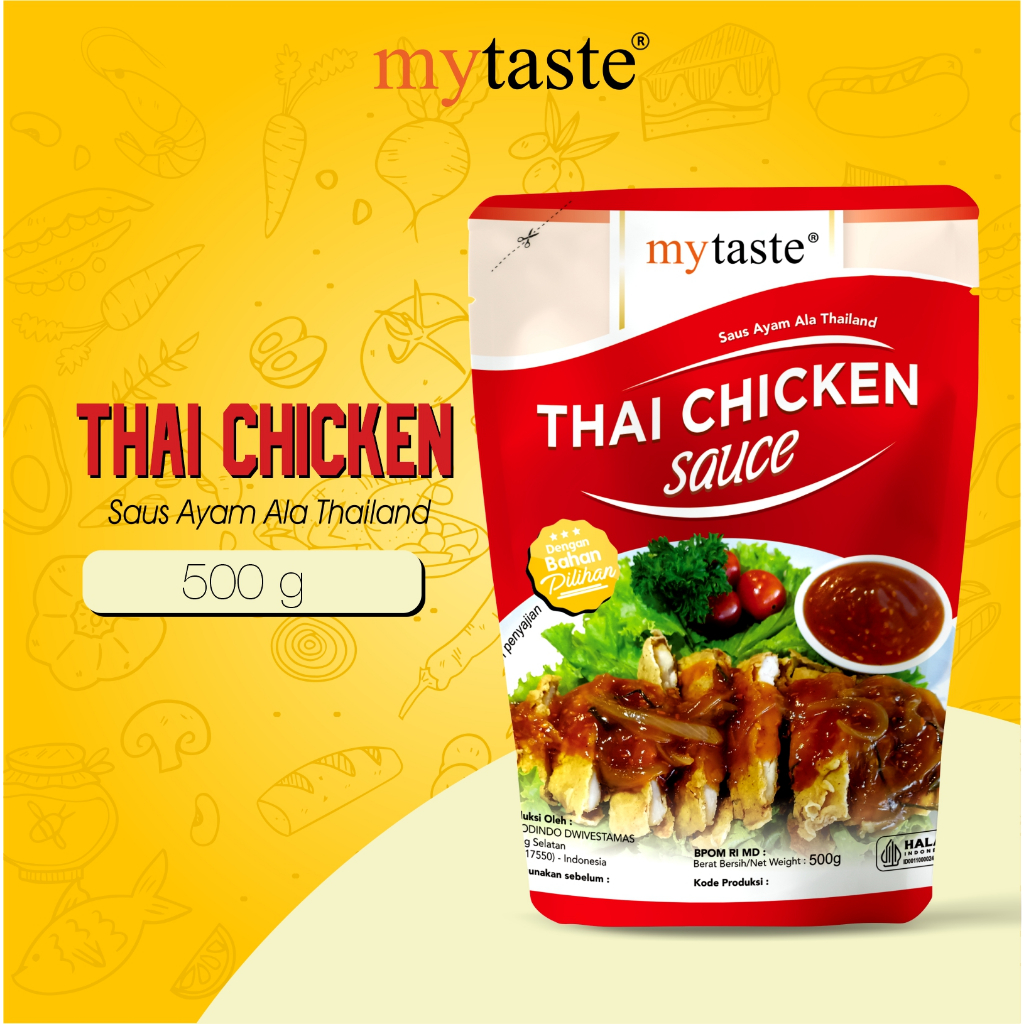 

MYTASTE Thai Chicken Sauce 500gr Saus Ayam Thailand Saus Suki Saus Ayam Pedas