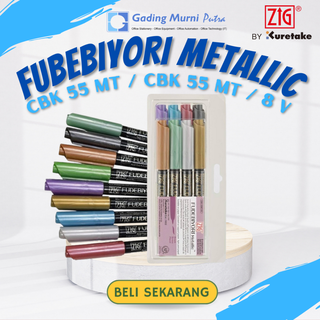 

ZIG KURETAKE FUDEBIYORE METALLIC CBK-55MT