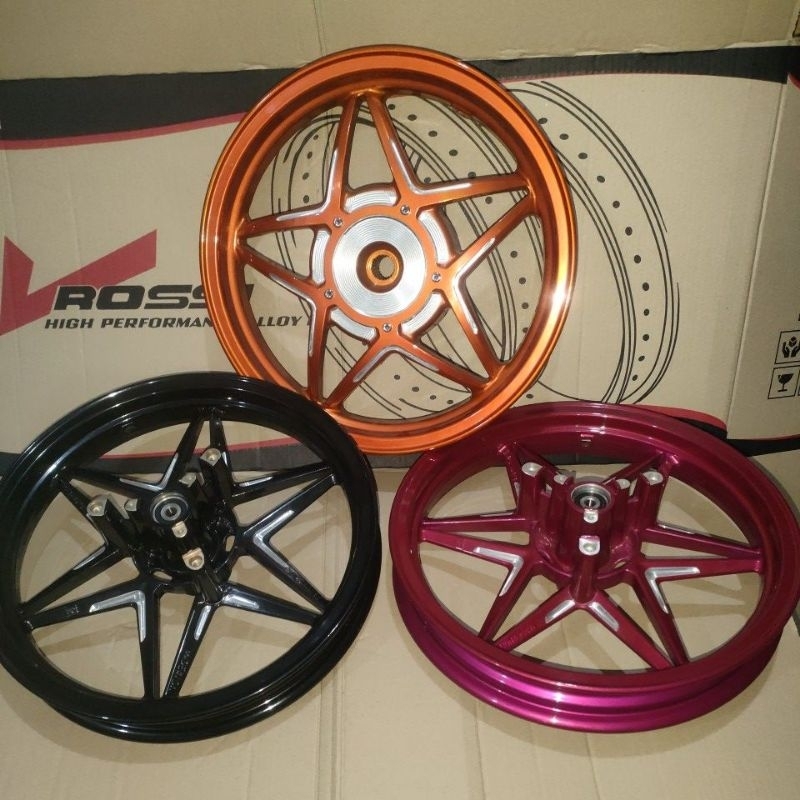 Velg Racing Yamaha Aerox 155 Sepasang/Velg Vrossi Orbits aerox
