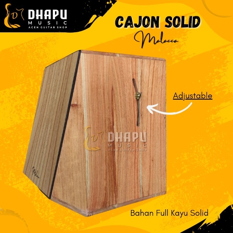 Drum Akustik Cajon Kajon Akustik Full Solid Bahan Kayu Solid Cajon Trapesium Drum Box Adjustable