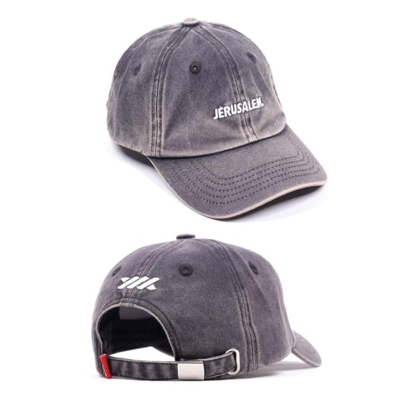 Wadezig Topi Pria Wdzg Jerusalem Washed Dadhat Black