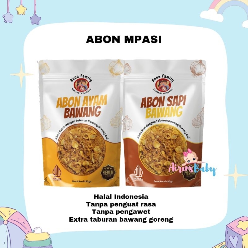 

ABON BONA FAMILY ABON MPASI ABON NON MSG ABON SAPI BAWANG BONA FAMILY ABON AYAM BAWANG BONA FAMILY ABON BAYI ABIQU ABON ABIQU