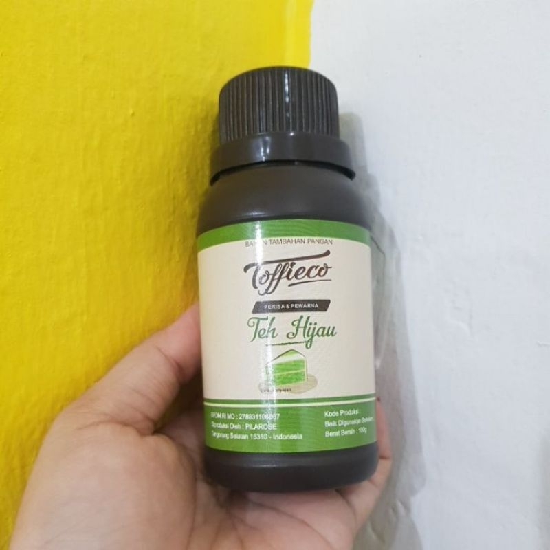 

Toffieco Pasta Perisa Green Tea Teh Hijau - 100gr