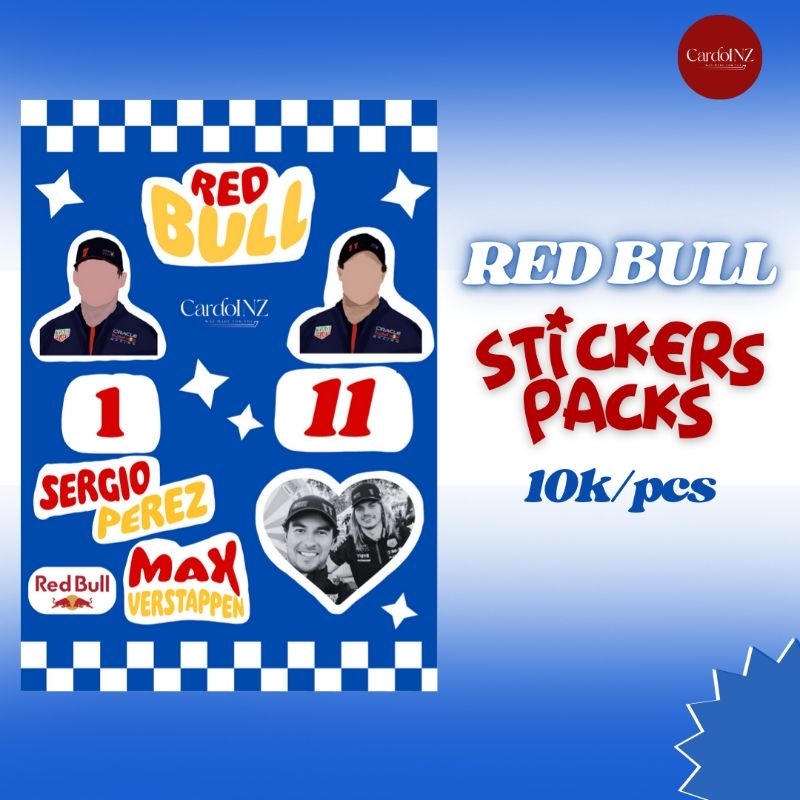 

REDBULL F1 TEAM STICKER PACK