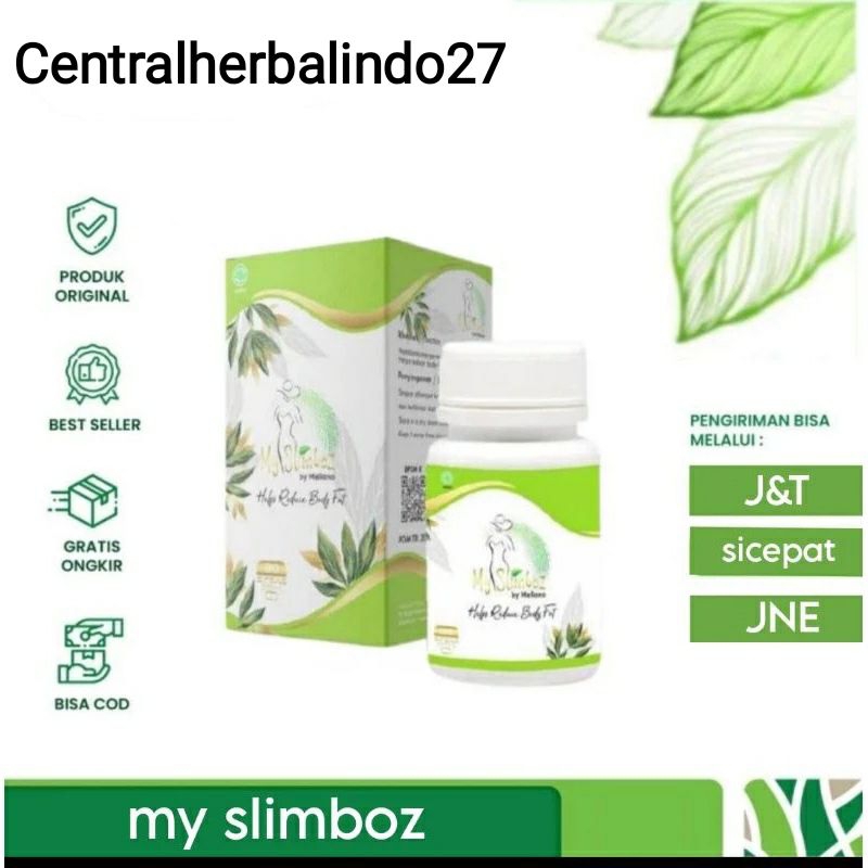 My Slimboz 100% Original Obat Herbal Penurun Berat Badan Diet Cepat Dan Aman (BPOM)