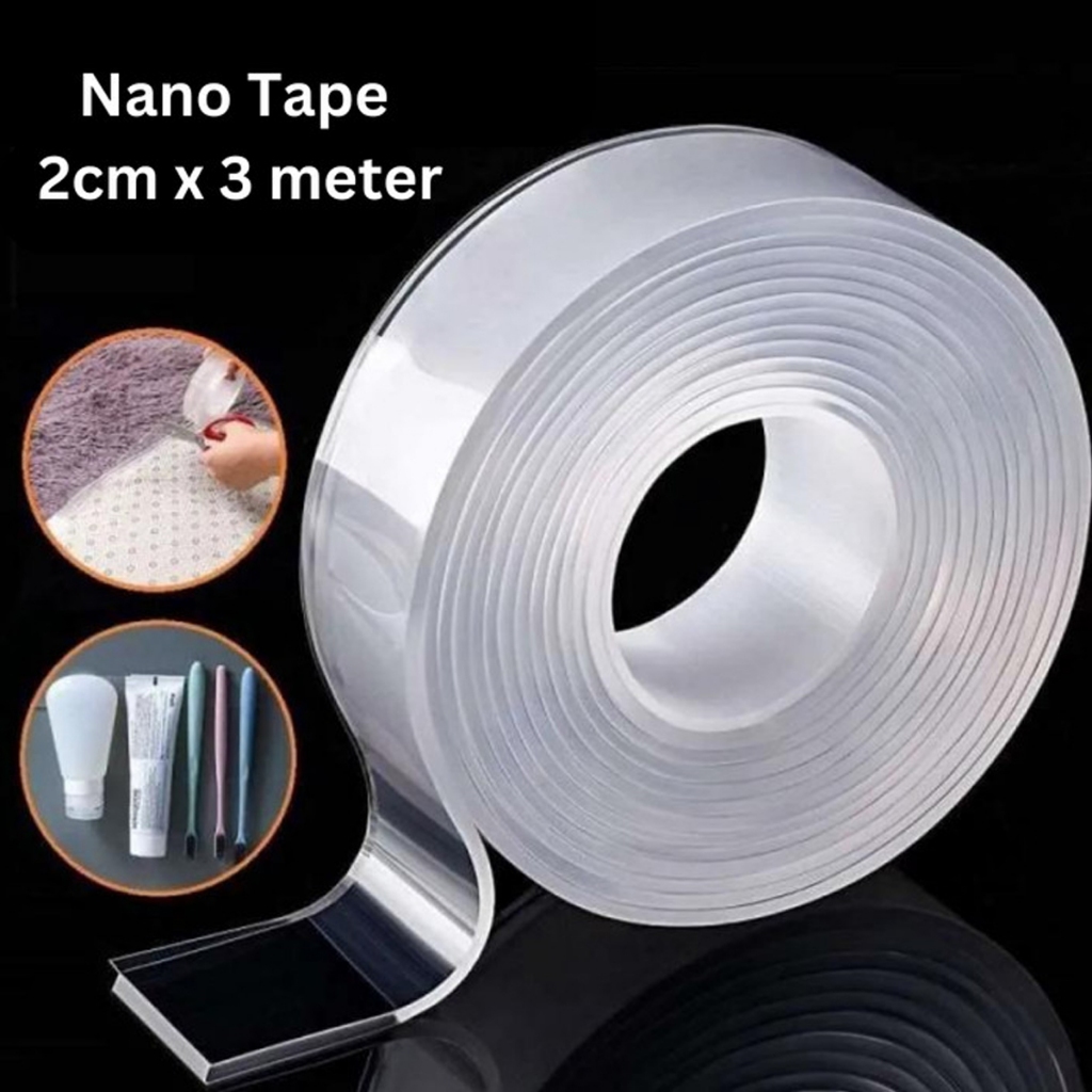 

Solatape Nano Perekat Multifungsi Solatipe 2 Sisi Double Tape Bening Kuat Anti Lepas Untuk Semua Barang